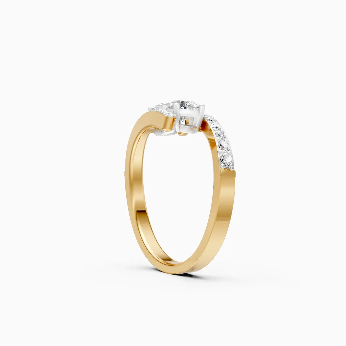 ��Mode | Round Lab Grown Diamond Open Style Ring�� Rings VD_AYN��- Lab Grown Diamonds Jewellery