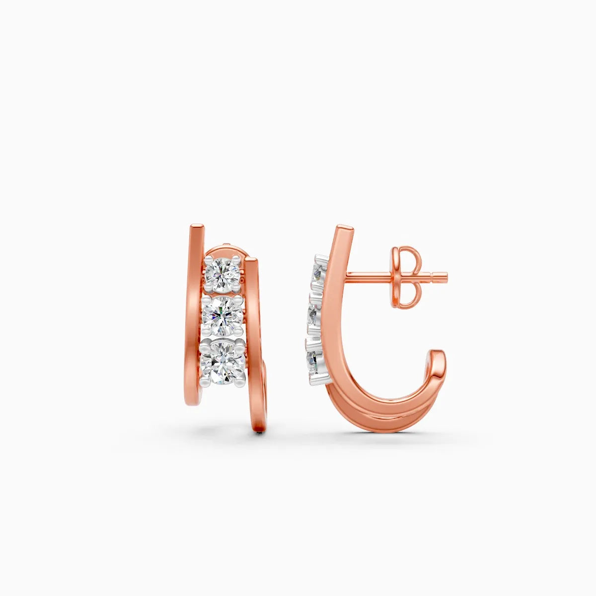 Mode | Underline Lab-Grown Diamond Earrings