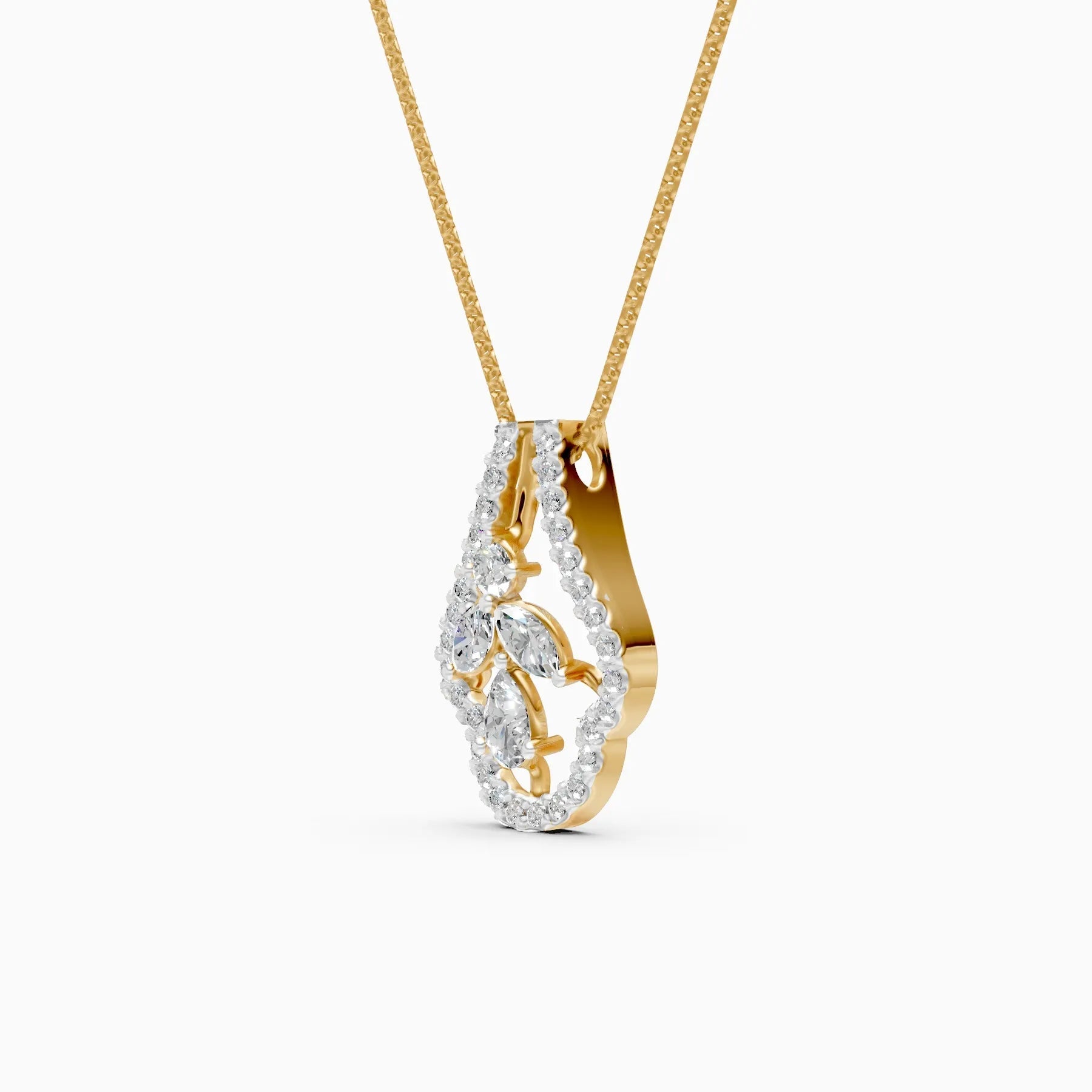 Flora | Petal Bloom Lab-Grown Diamond Necklace - Nivara