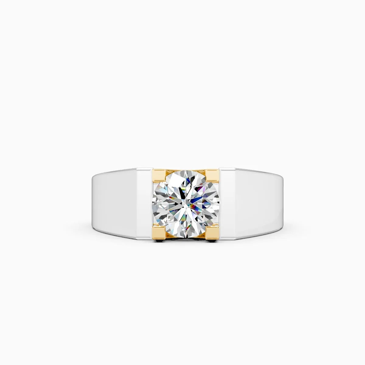 Mode | Quanta Men's Two-Tone Solitaire Ring