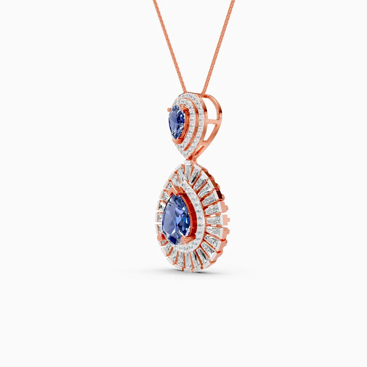 Mira | Droplet Lab-Grown Diamond Pendant - Nivara
