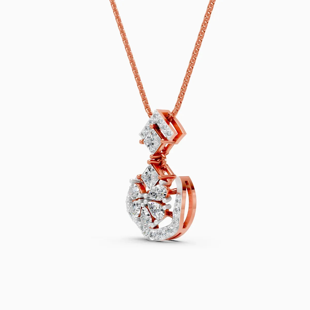 Flora | Anchor Lab-Grown Diamond Necklace - Nivara