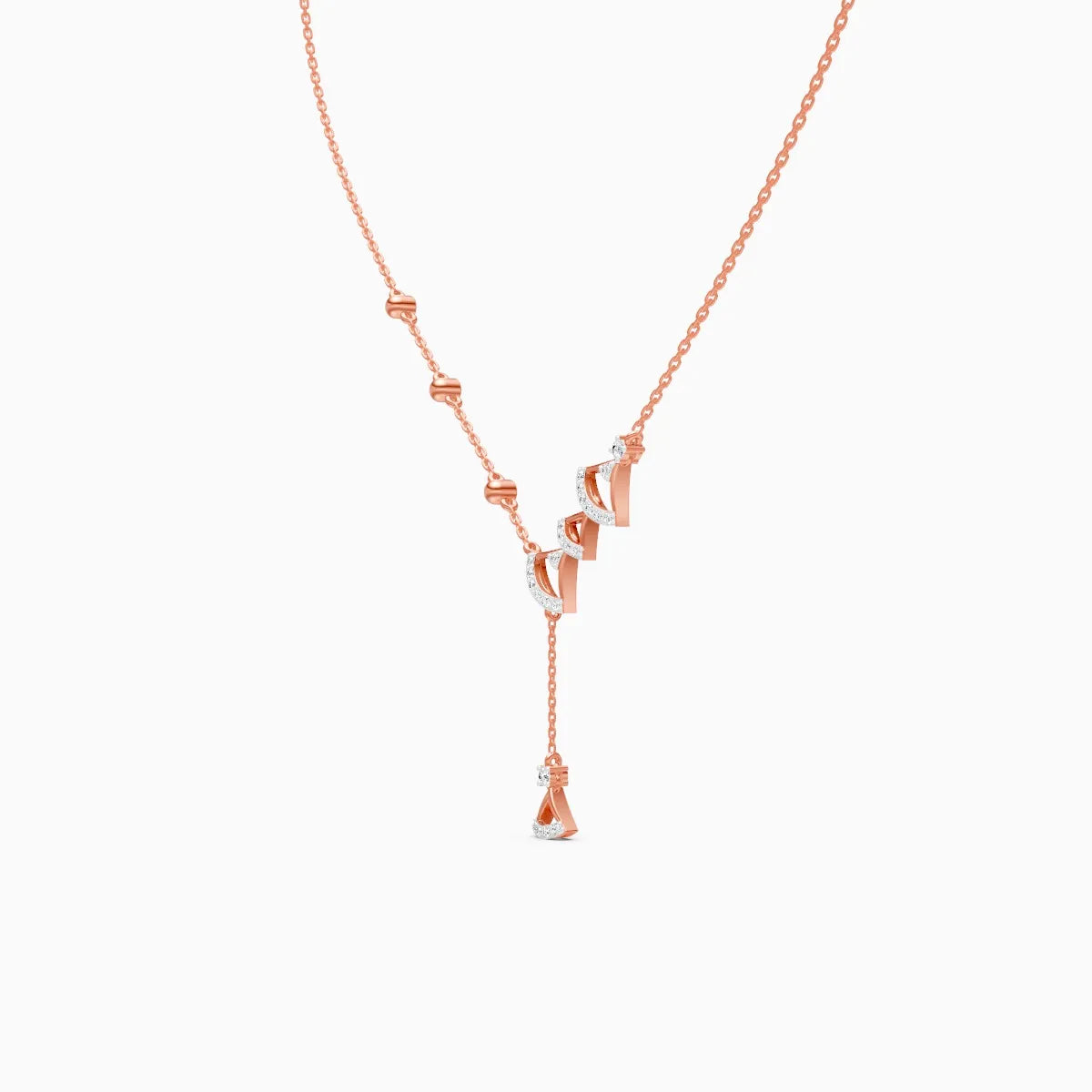 Mode | Pyramid Lab-Grown Diamond Necklace - Nivara
