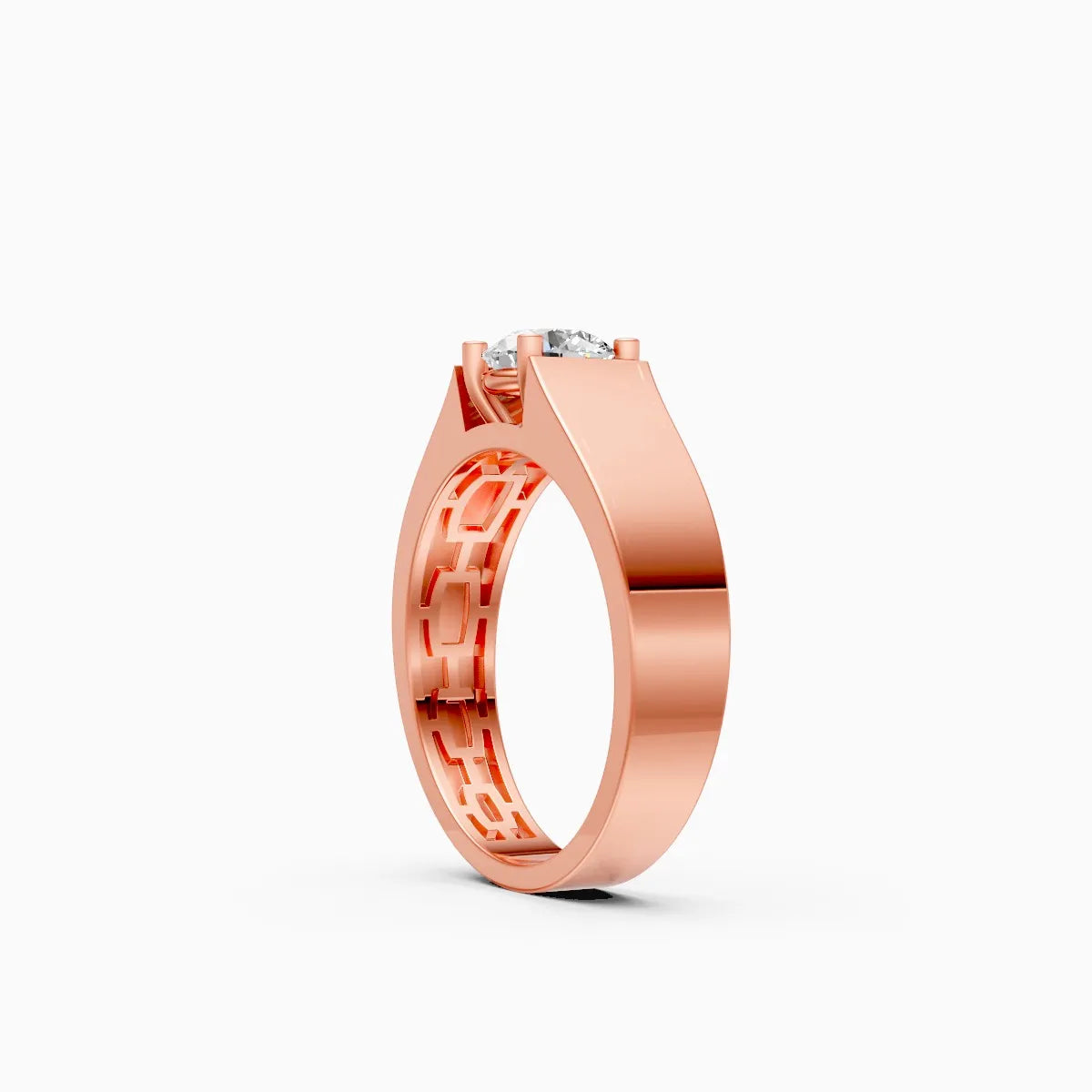 Mode | Echo Men's Solitaire Ring