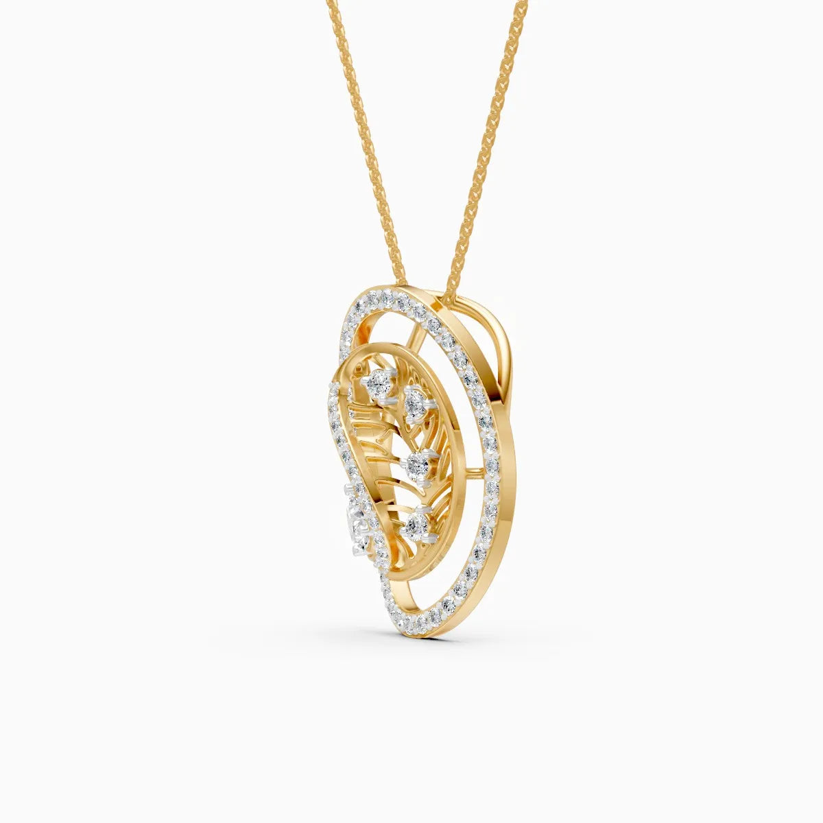 Flora | Whirl Lab-Grown Diamond Necklace - Nivara