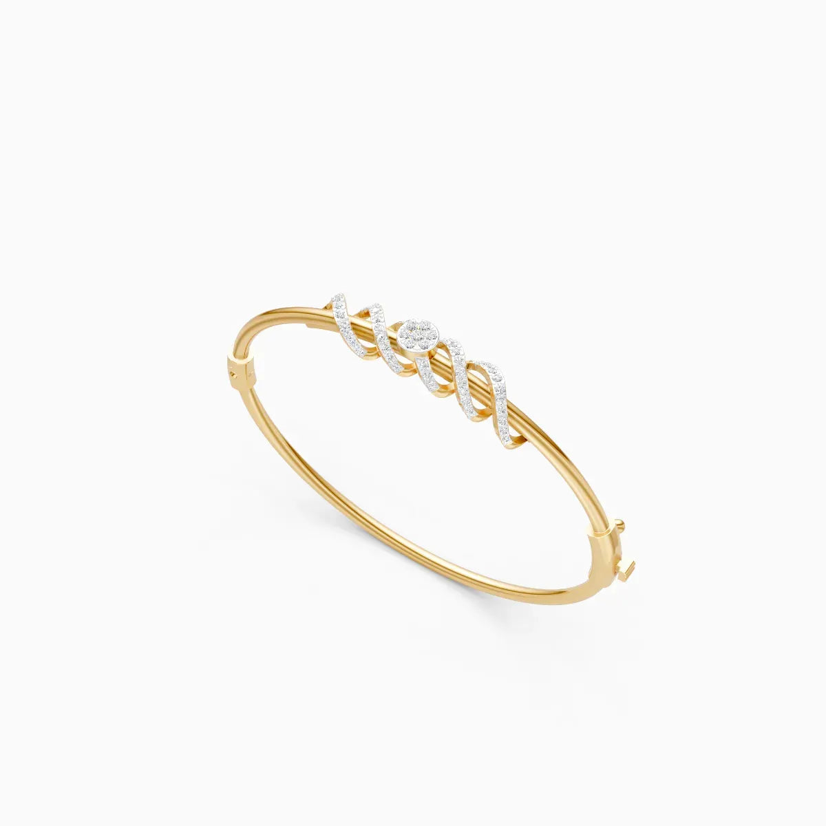Aroha | Twine Lab-Grown Diamond Kada - Nivara