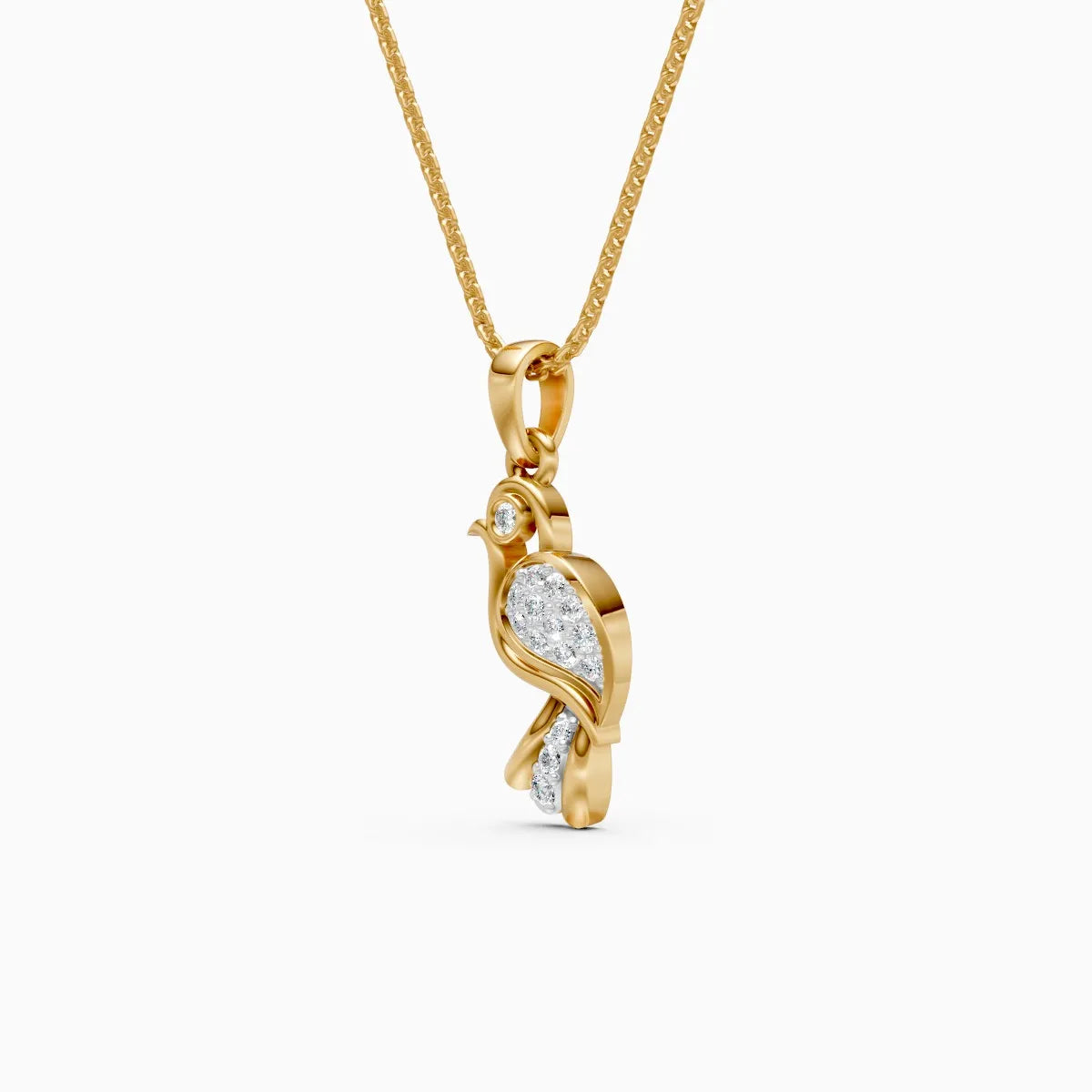Vora | Plumewhisper Lab-Grown Diamond Pendant - Nivara
