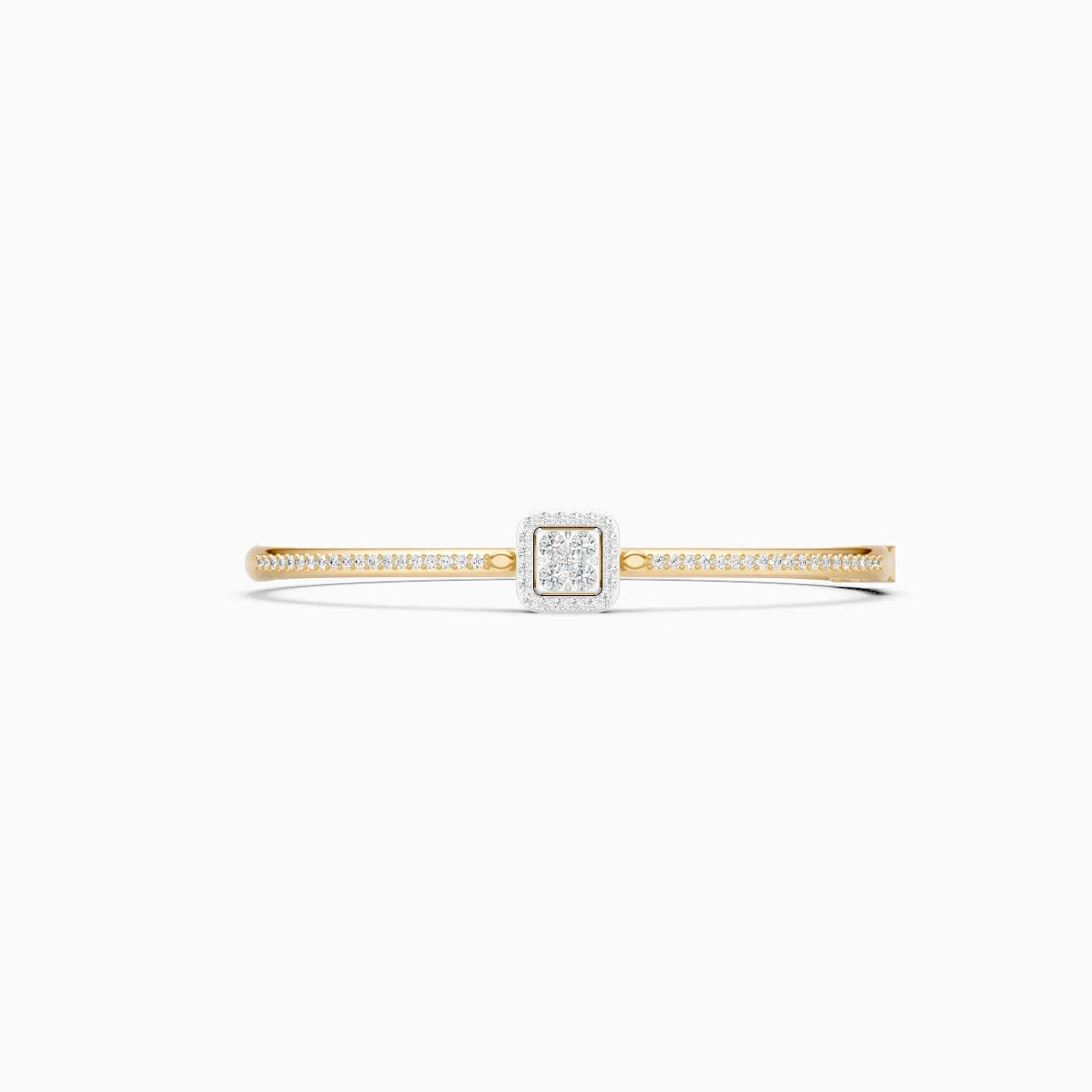 Mira | Halo Solitaire Lab-Grown Diamond Bracelet - Nivara