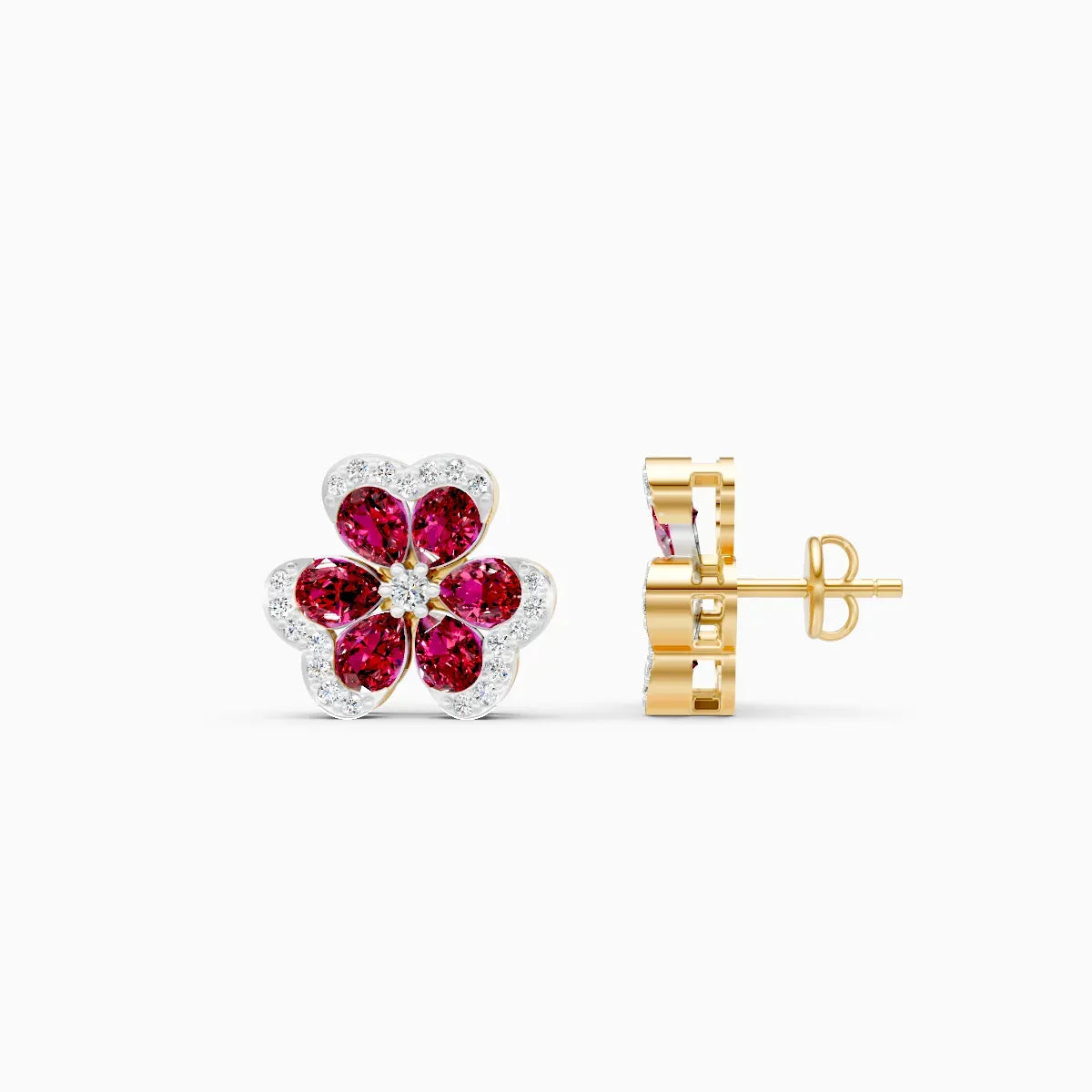 Flora | Vinecurl Lab-Grown Diamond Studs