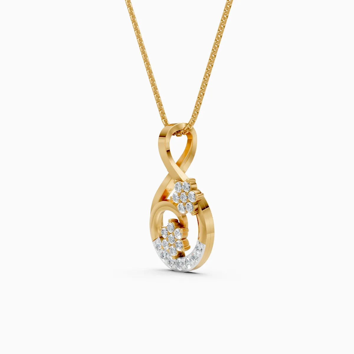 Flora | Petal Glide Lab-Grown Diamond Pendant - Nivara