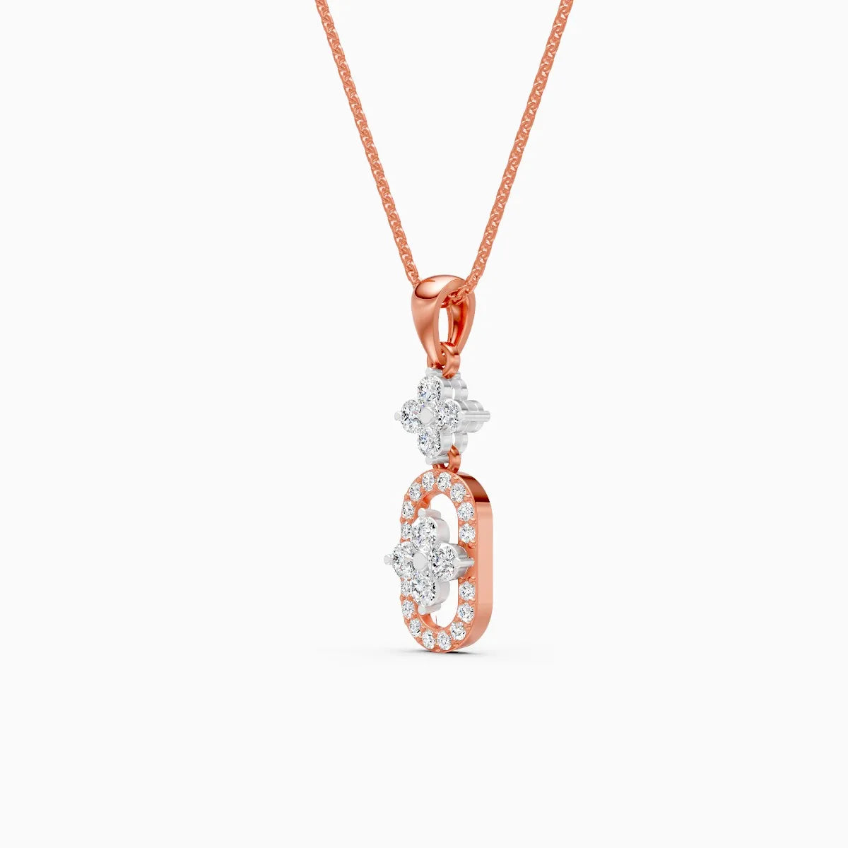 Flora | Petal Lab-Grown Diamond Pendant - Nivara
