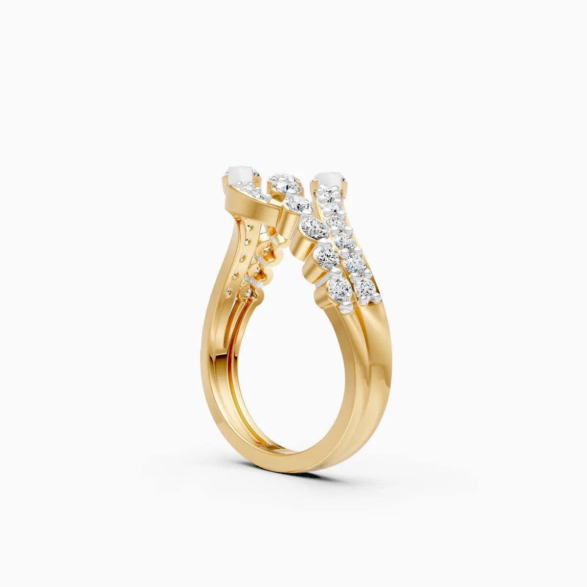 ��Mode | Round & Marquise Lab Grown Diamond Ring�� Rings VD_AYN��- Lab Grown Diamonds Jewellery