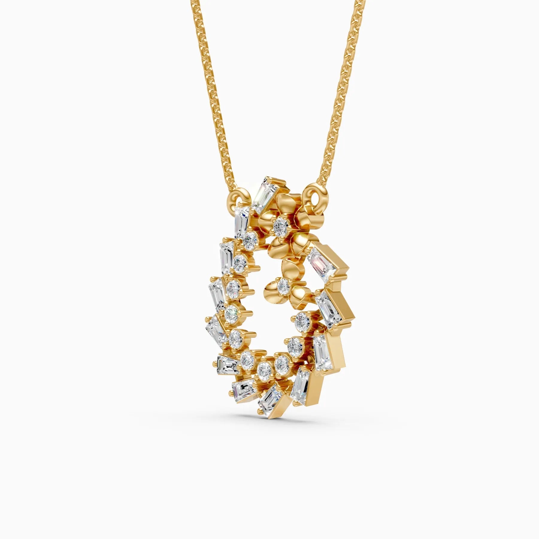 Aarya | Helix Lab-Grown Diamond Pendant - Nivara