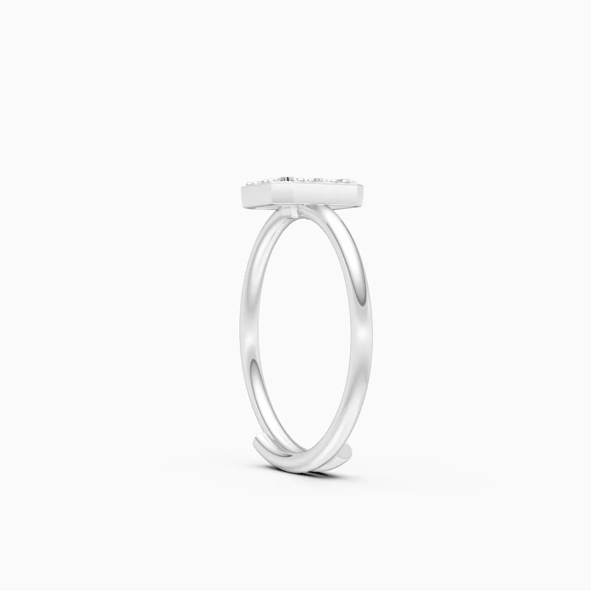 ��Celestia | Round Lab Grown Diamond Square Ring�� Rings VD_AYN��- Lab Grown Diamonds Jewellery