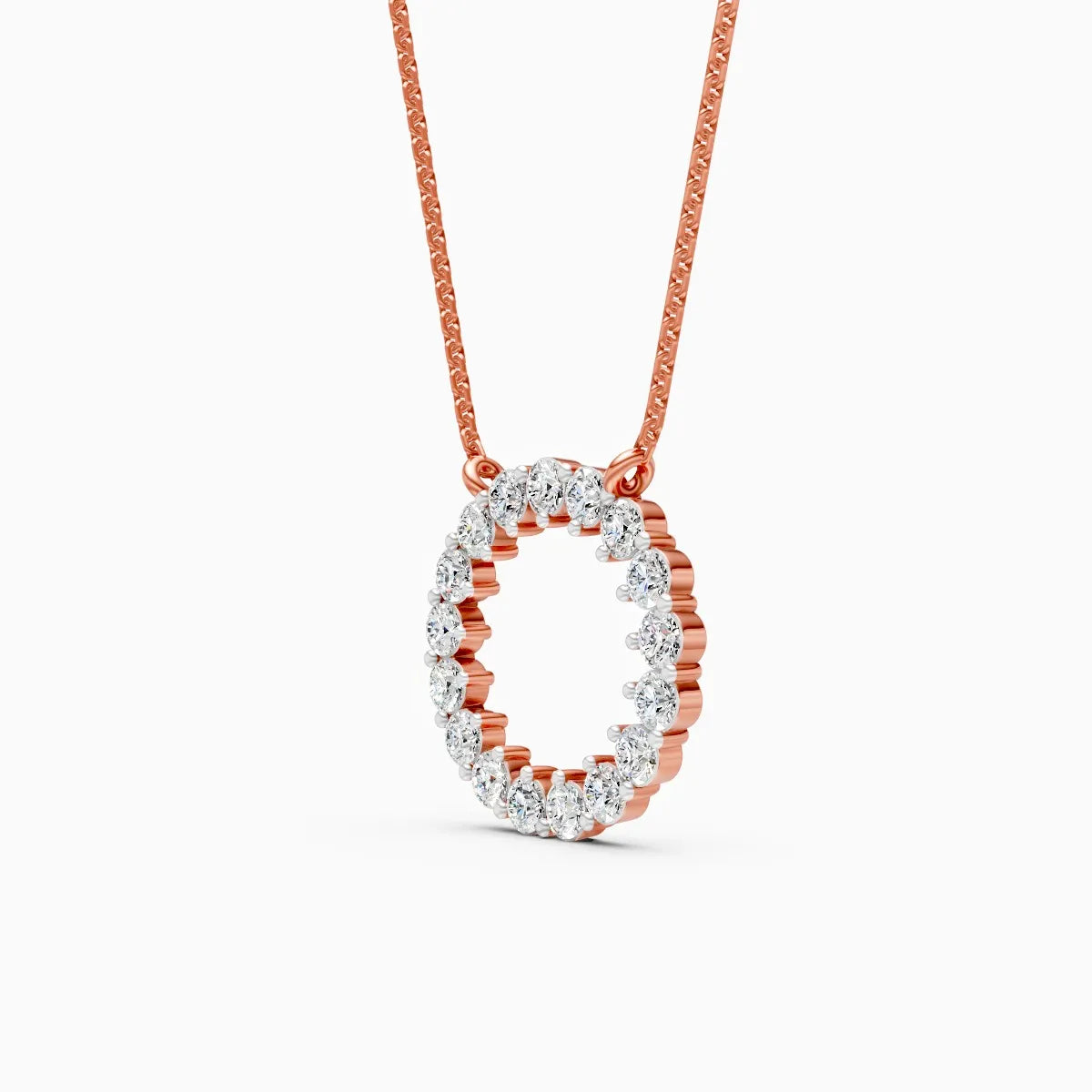 MIra | Kite Halo Lab-Grown Diamond Pendant - Nivara