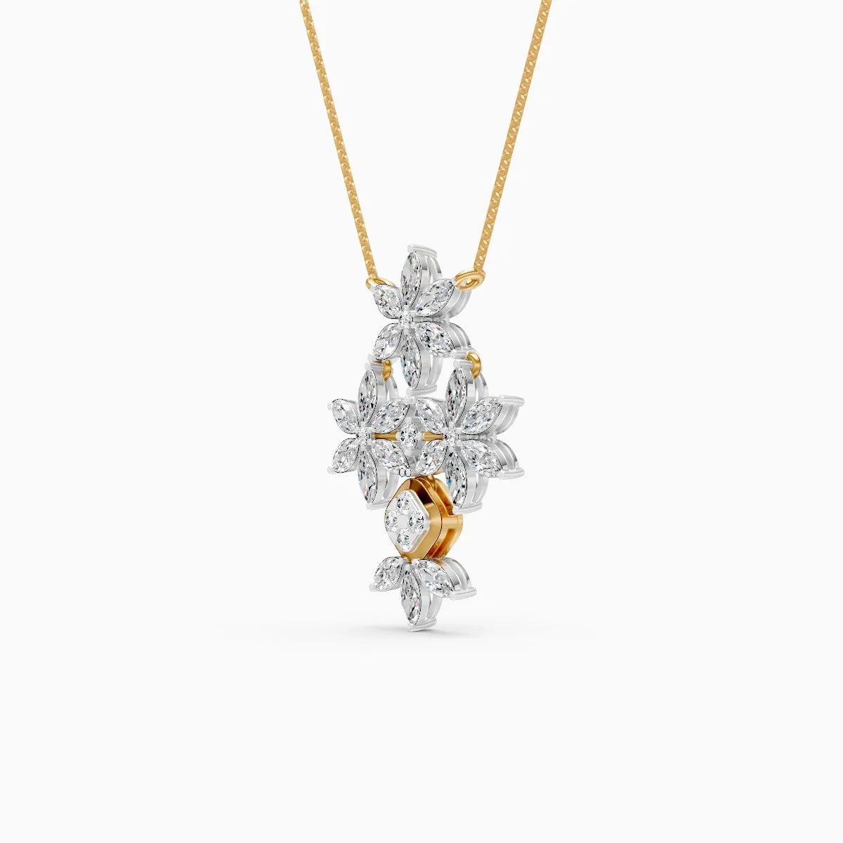 Flora | Orchid Mist Lab-Grown Diamond Necklace - Nivara