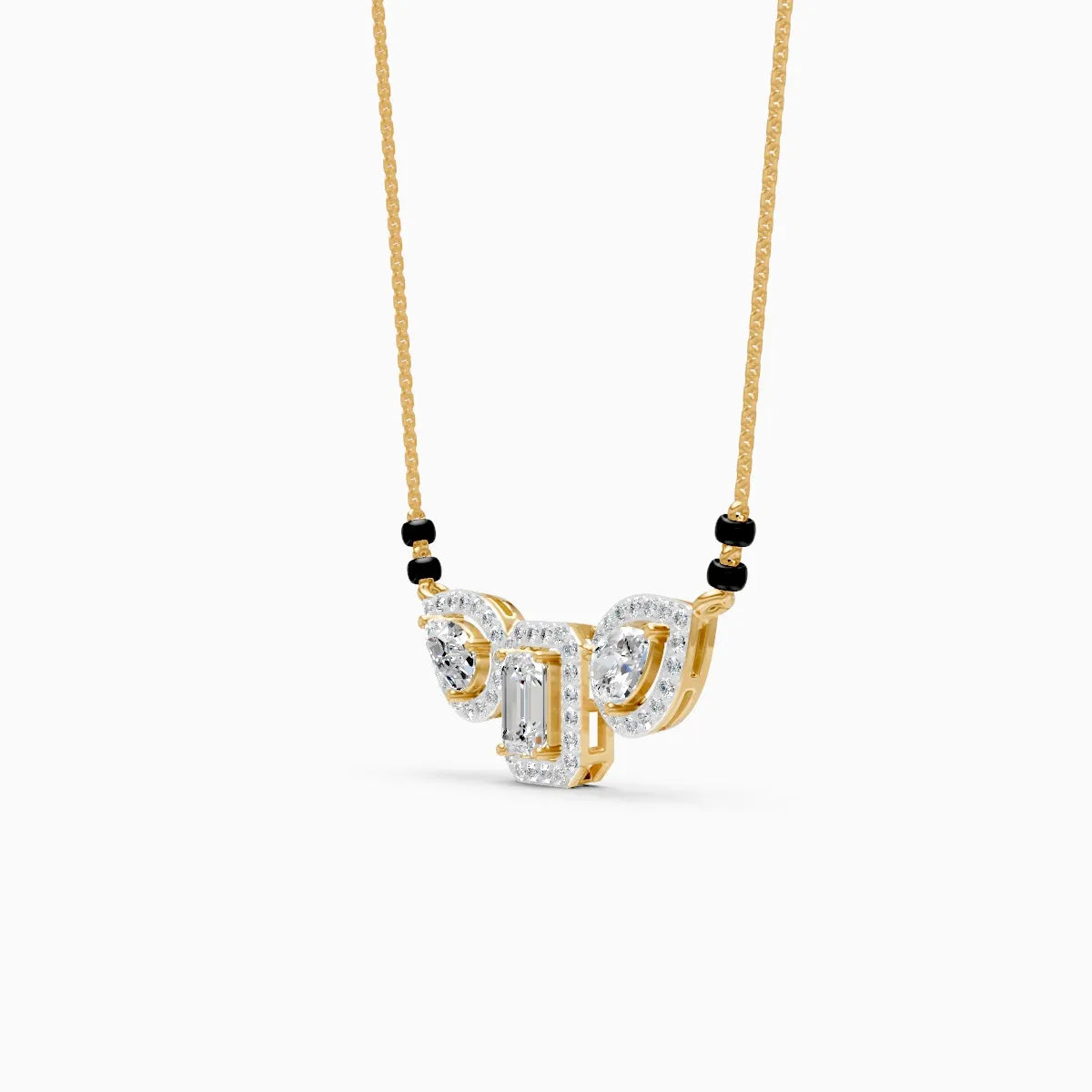 Mira | Halo Vow Lab-Grown Diamond Mangalsutra