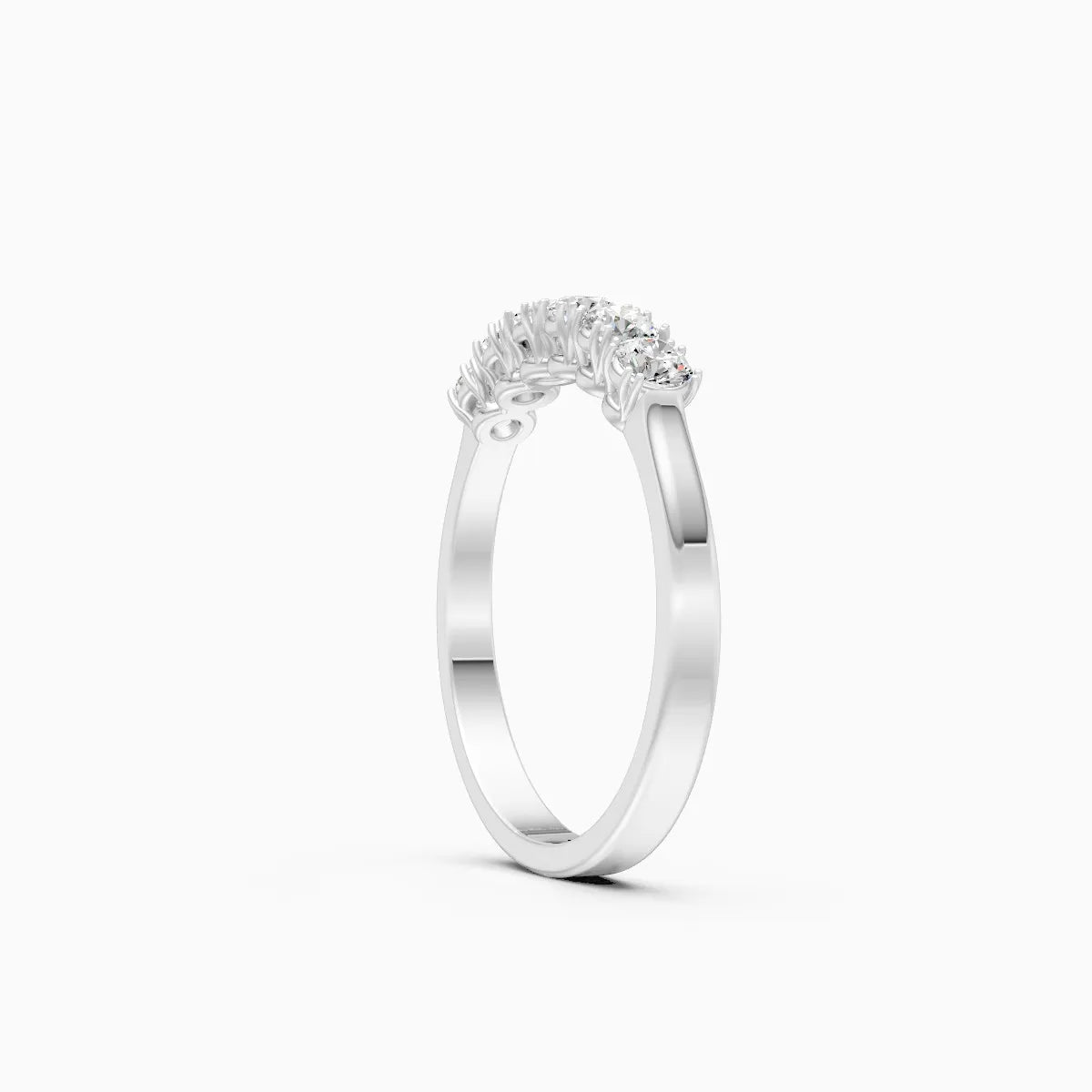 ��Foreva | Round Lab Grown Diamonds Half-Eternity Ring�� Rings VD_AYN��- Lab Grown Diamonds Jewellery