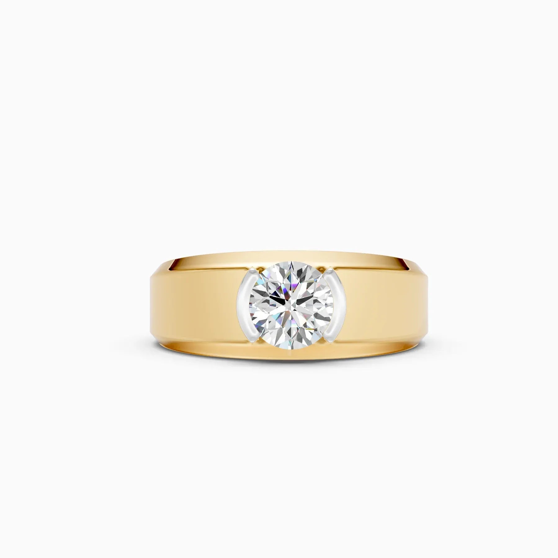 ��Amora | Round Solitaire Minimal Lab Grown Diamond Ring�� Rings VD_AYN��- Lab Grown Diamonds Jewellery