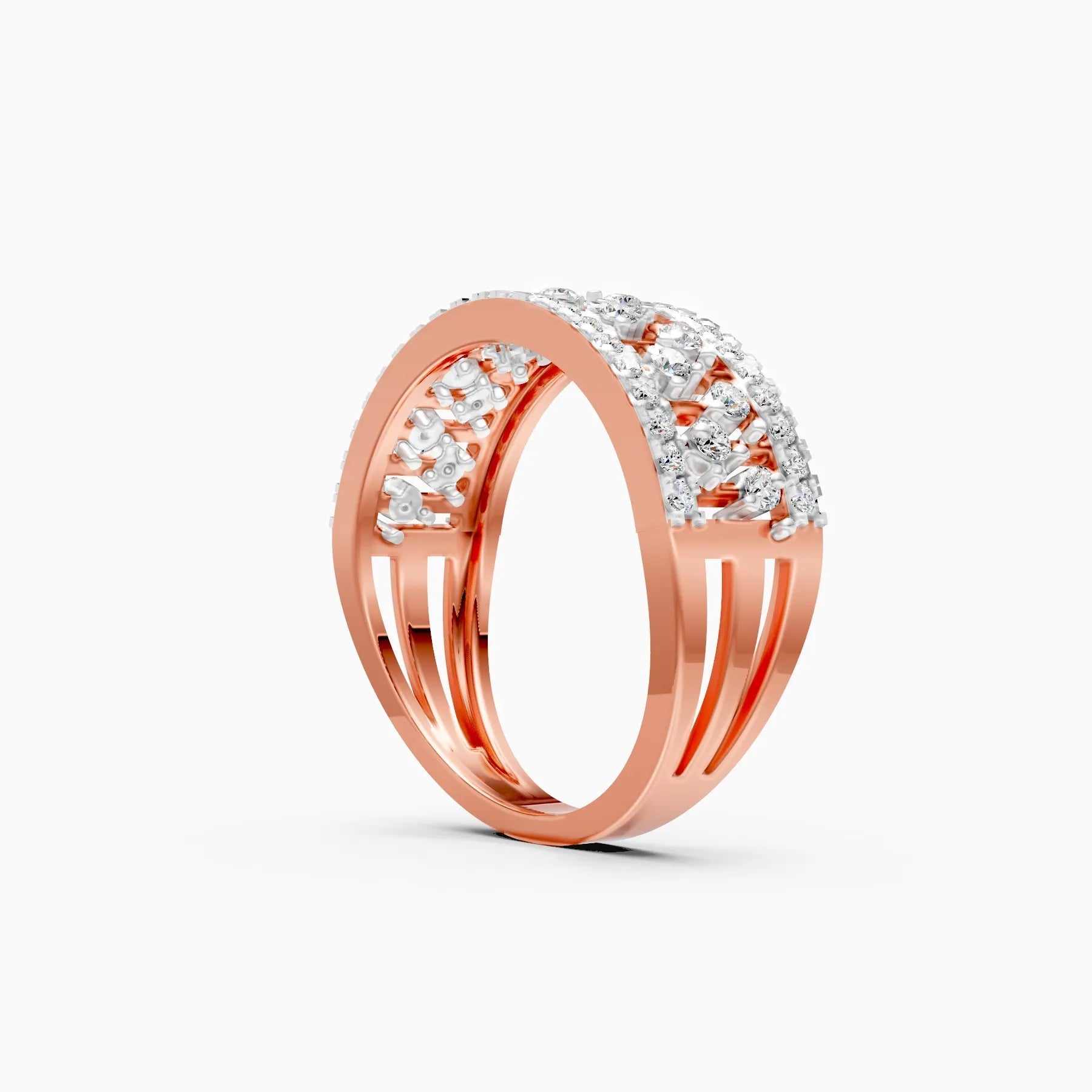 ��Celestia | Round Lab Grown Diamond Cluster Ring�� Rings VD_AYN��- Lab Grown Diamonds Jewellery