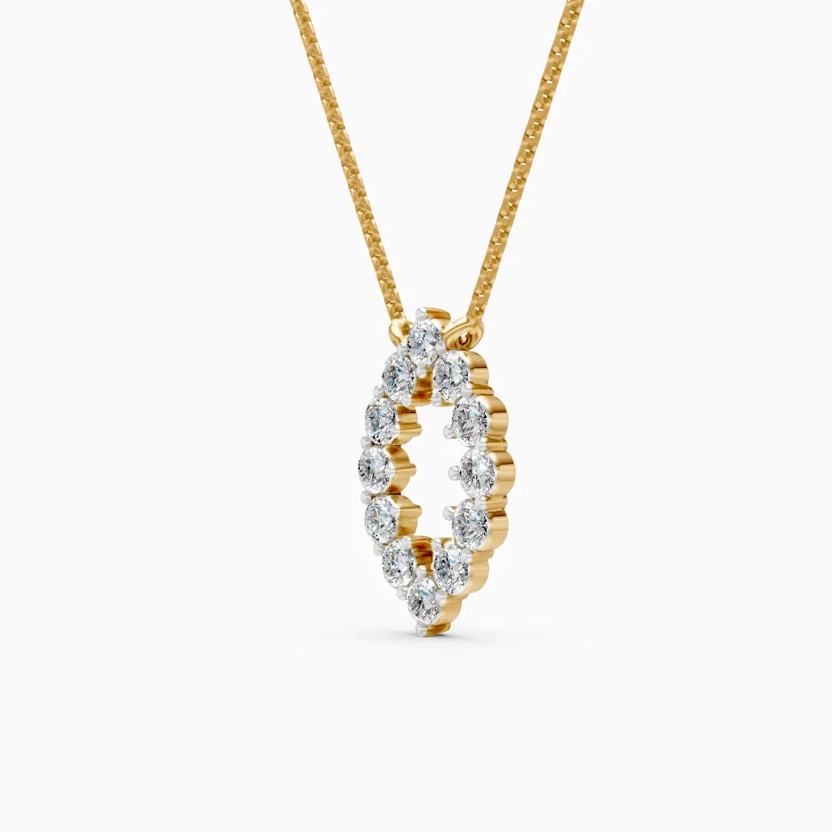 Mira | Halo Light Lab-Grown Diamond Pendant - Nivara