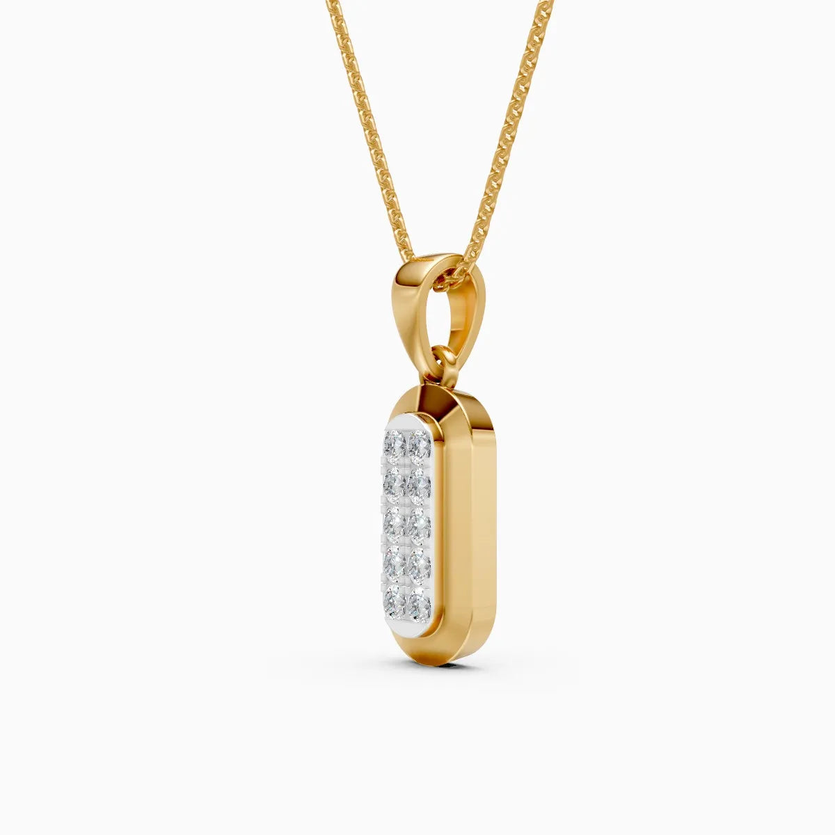 Mode | Halo Drop Lab-Grown Diamond Pendant - Nivara