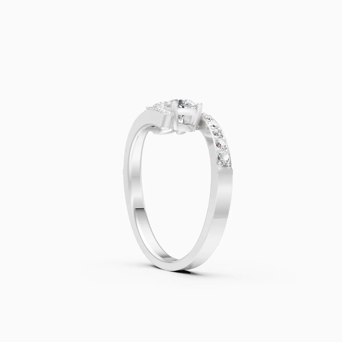 ��Mode | Round Lab Grown Diamond Open Style Ring�� Rings VD_AYN��- Lab Grown Diamonds Jewellery
