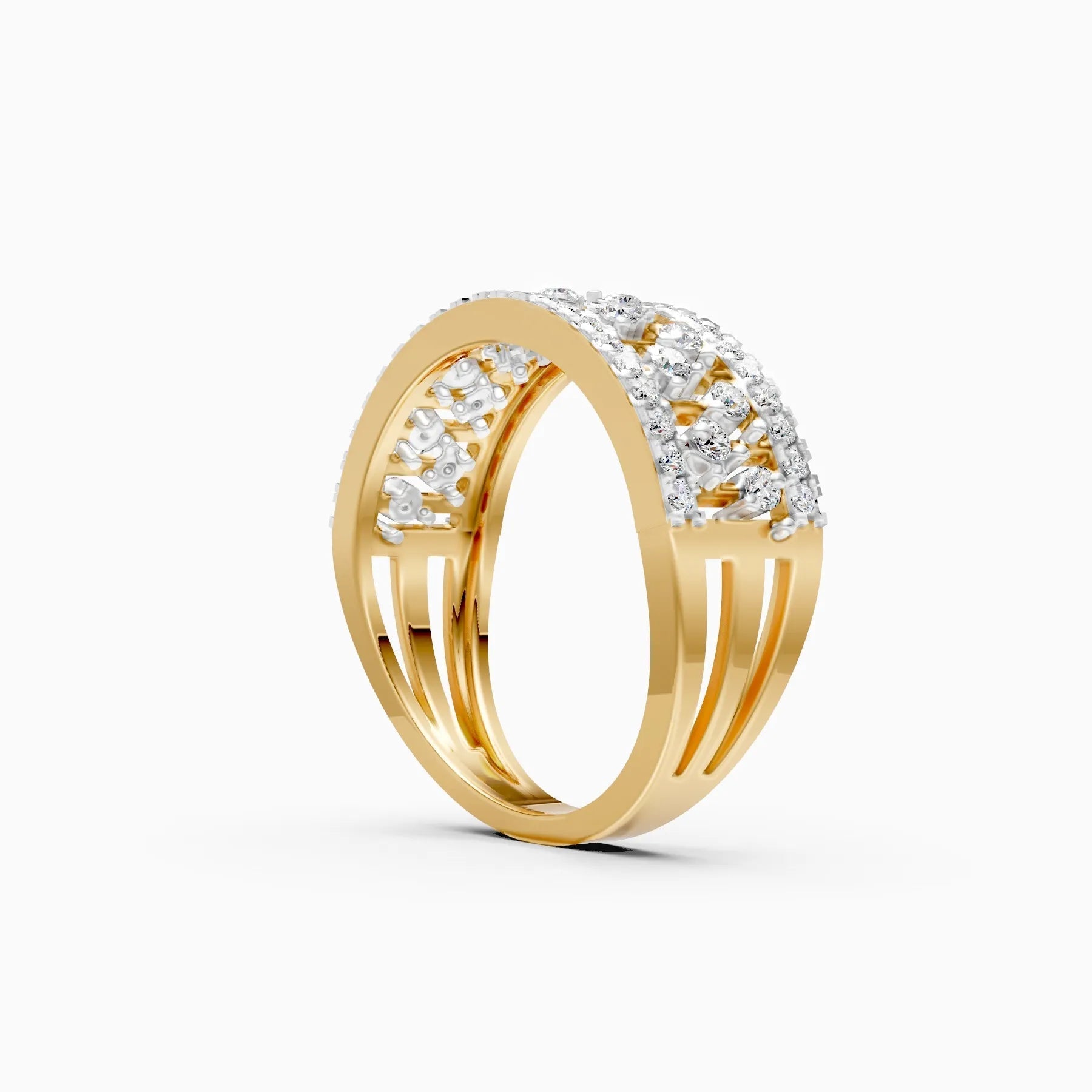 ��Celestia | Round Lab Grown Diamond Cluster Ring�� Rings VD_AYN��- Lab Grown Diamonds Jewellery