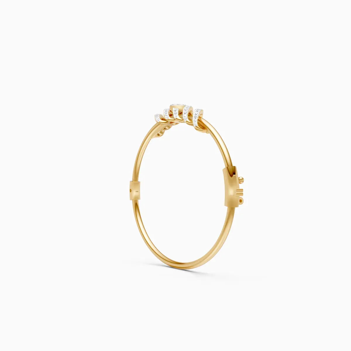 Aroha | Twine Lab-Grown Diamond Kada - Nivara