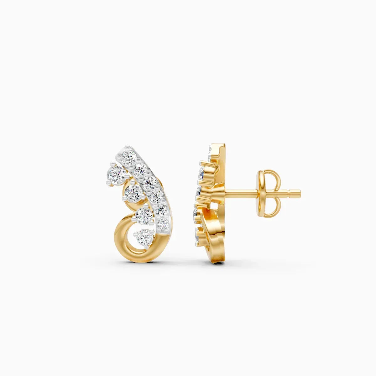 Mode | Edgegleam Lab-Grown Diamond Drop Earrings