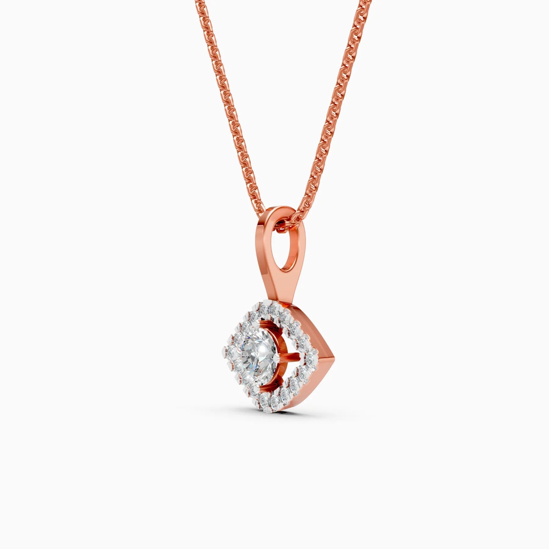 Vora | Edgeform Lab-Grown Diamond Pendant - Nivara