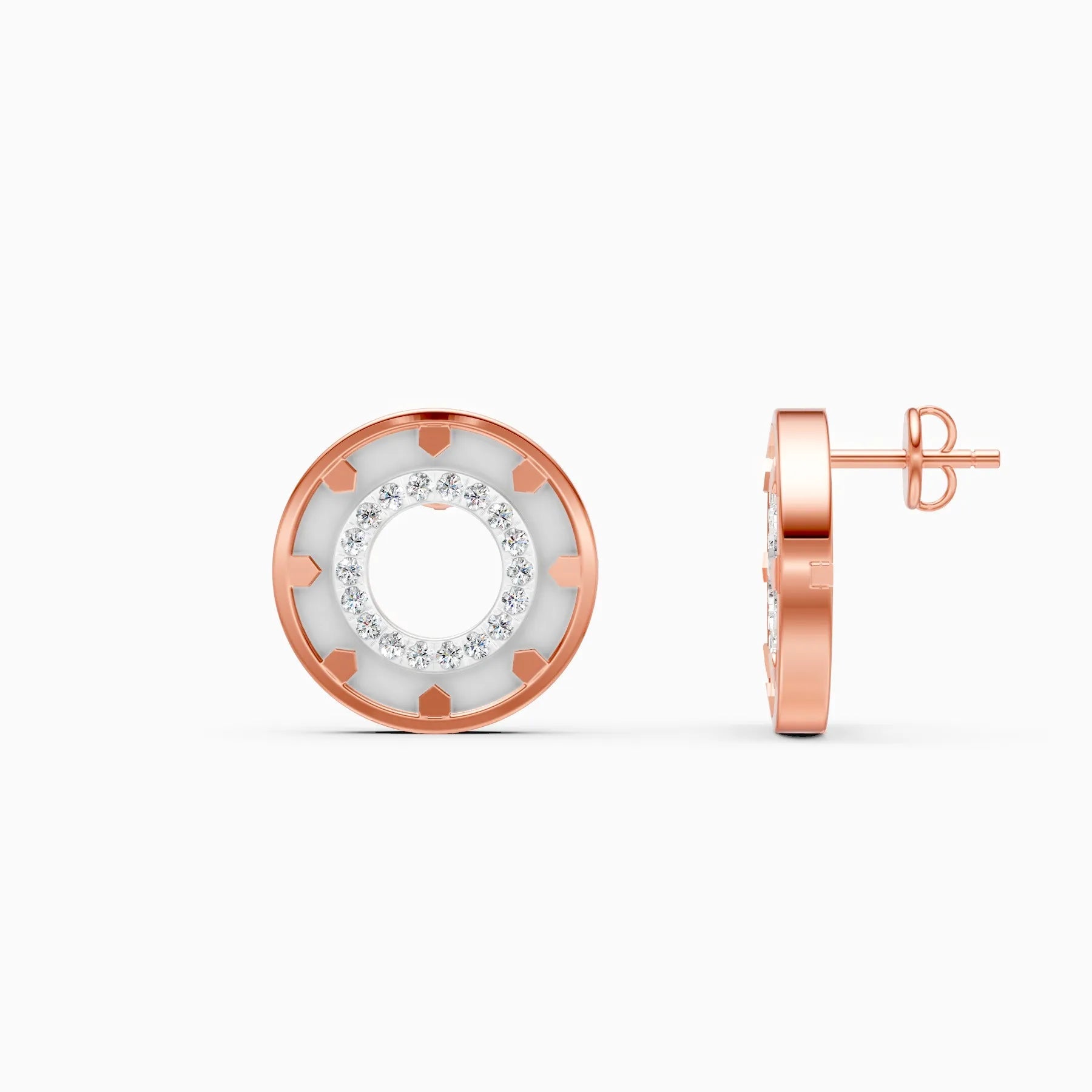 Mira | Aureole Lab-Grown Diamond Studs
