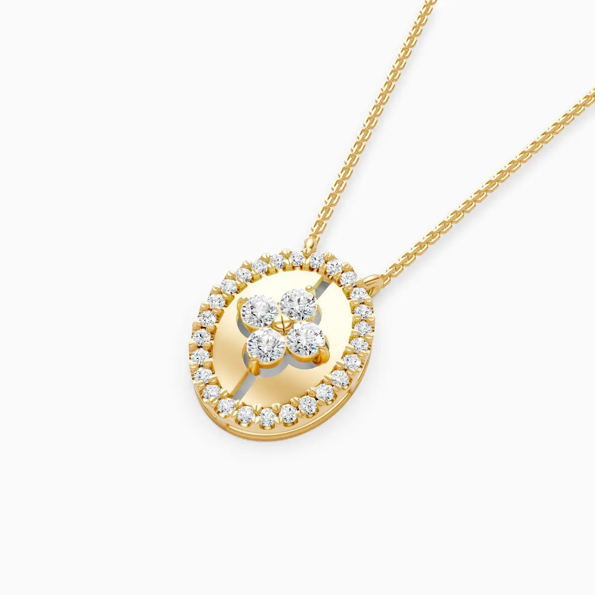 Flora | Dewbud Lab-Grown Diamond Necklace - Nivara