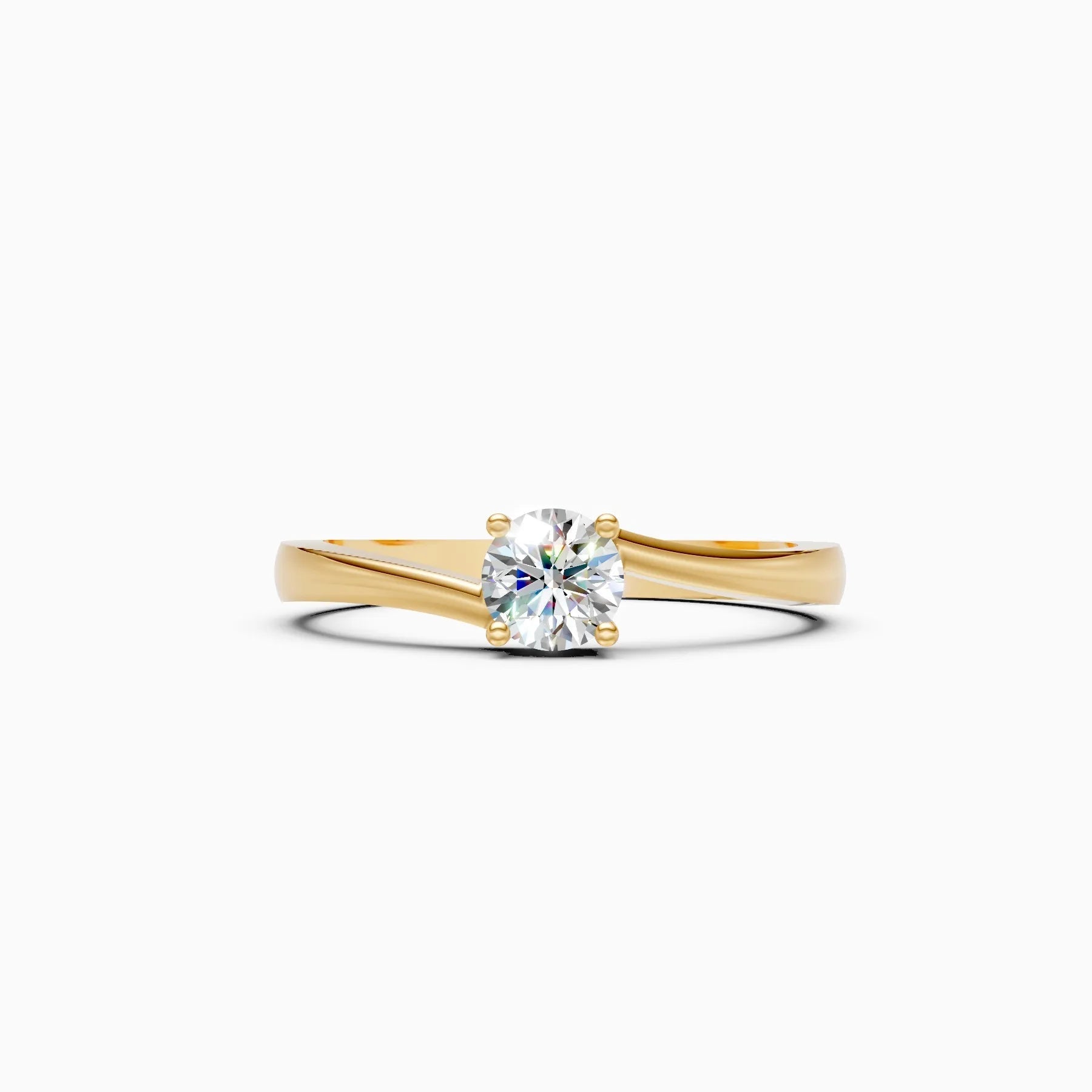 ��Amara | Round Lab Grown Diamond Solitaire Ring�� Rings VD_AYN��- Lab Grown Diamonds Jewellery