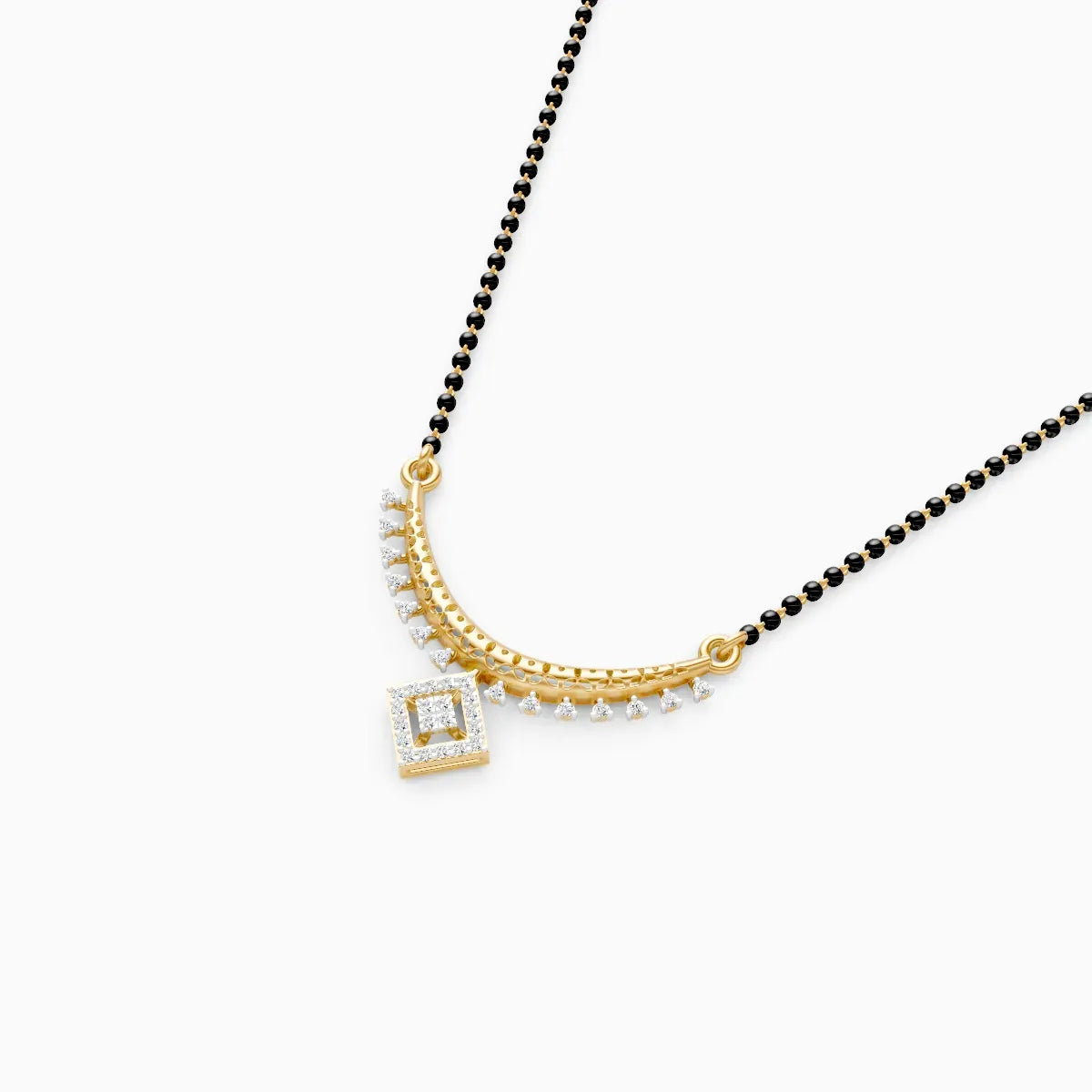 Rupak | Center Vow Lab-Grown Diamond Mangalsutra