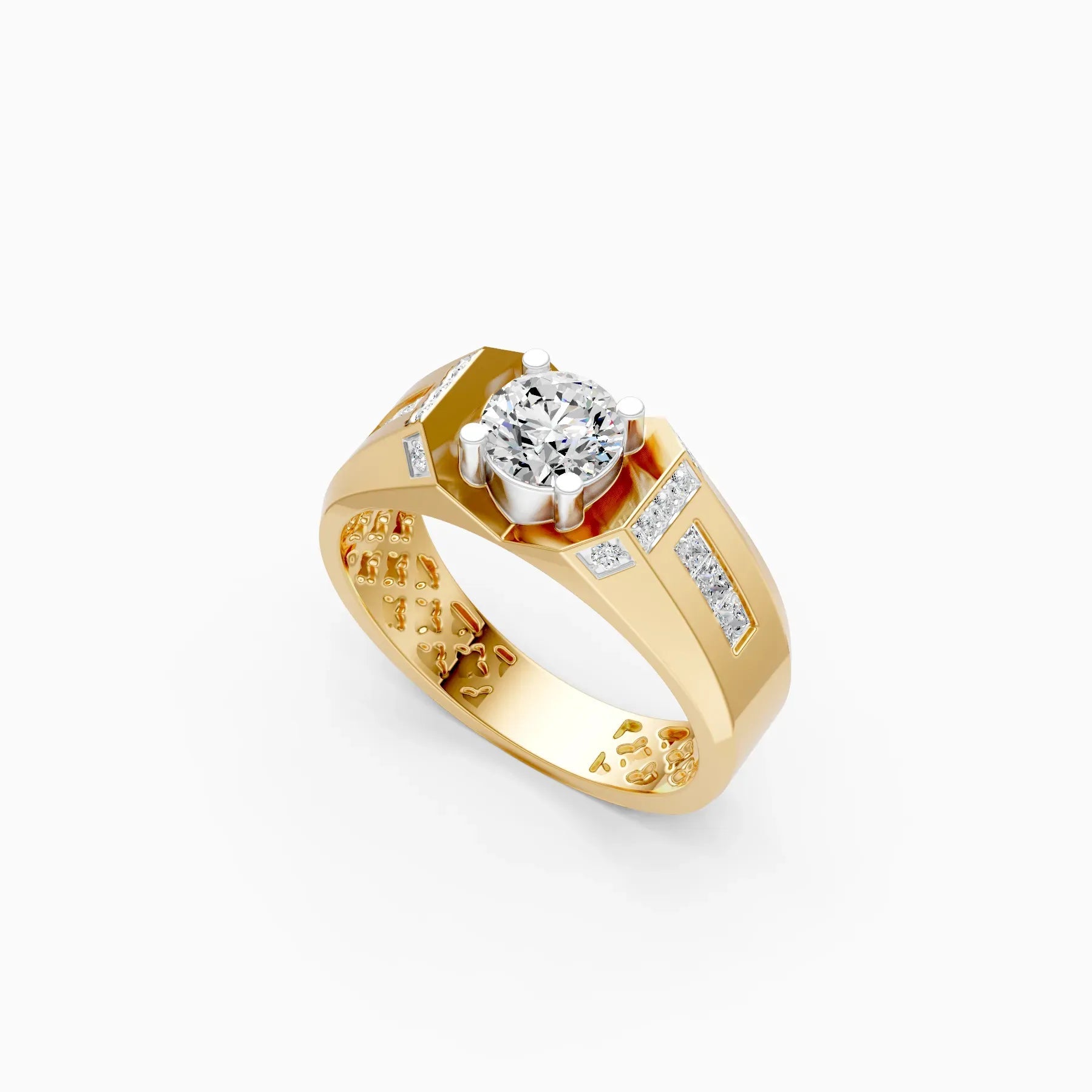Mode | Vertex Men's Classic Solitaire Ring