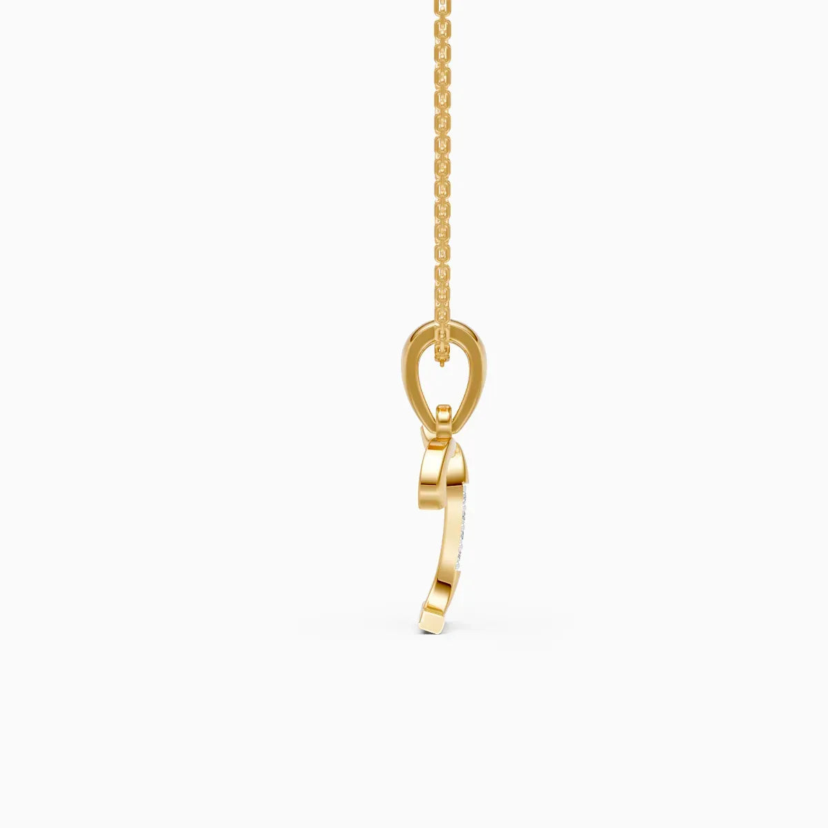 Sway | Gilded Lab-Grown Diamond Pendant - Nivara