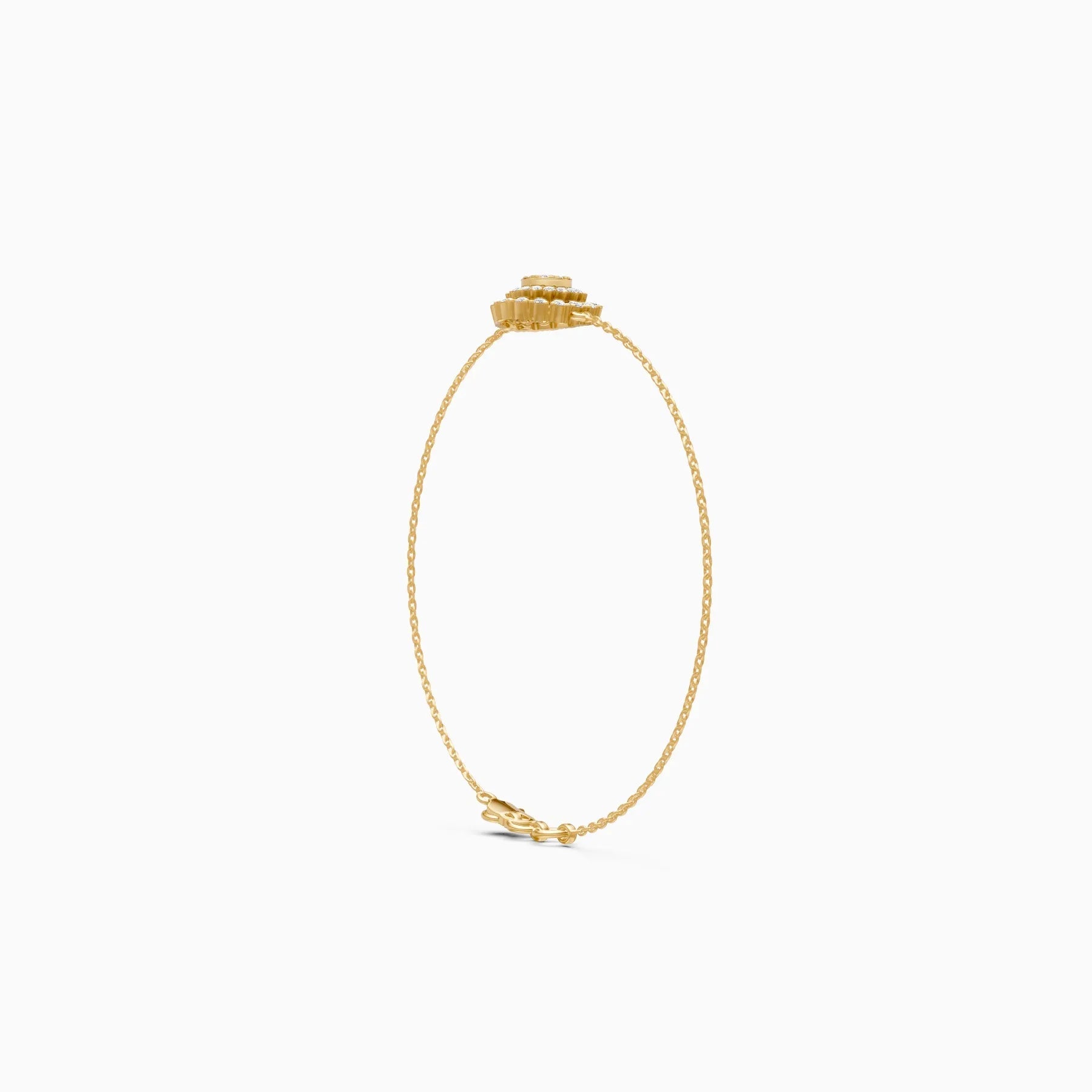 Mira | Halo Vow Lab-Grown Diamond Bracelet - Nivara