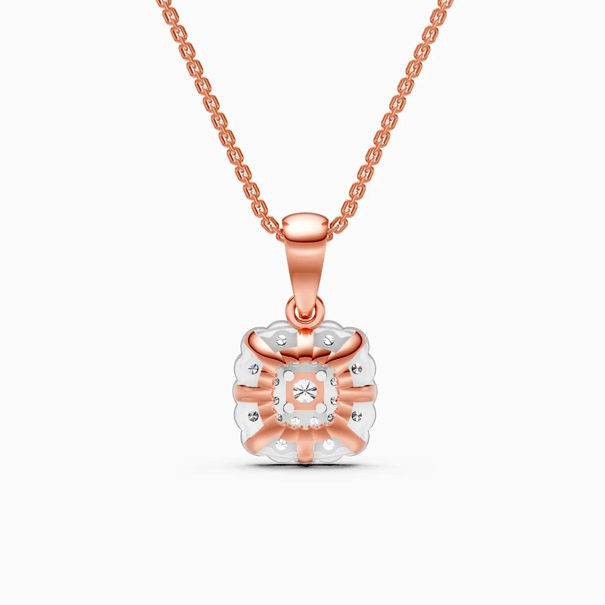 Mira | Quadra Lab-Grown Diamond Pendant - Nivara