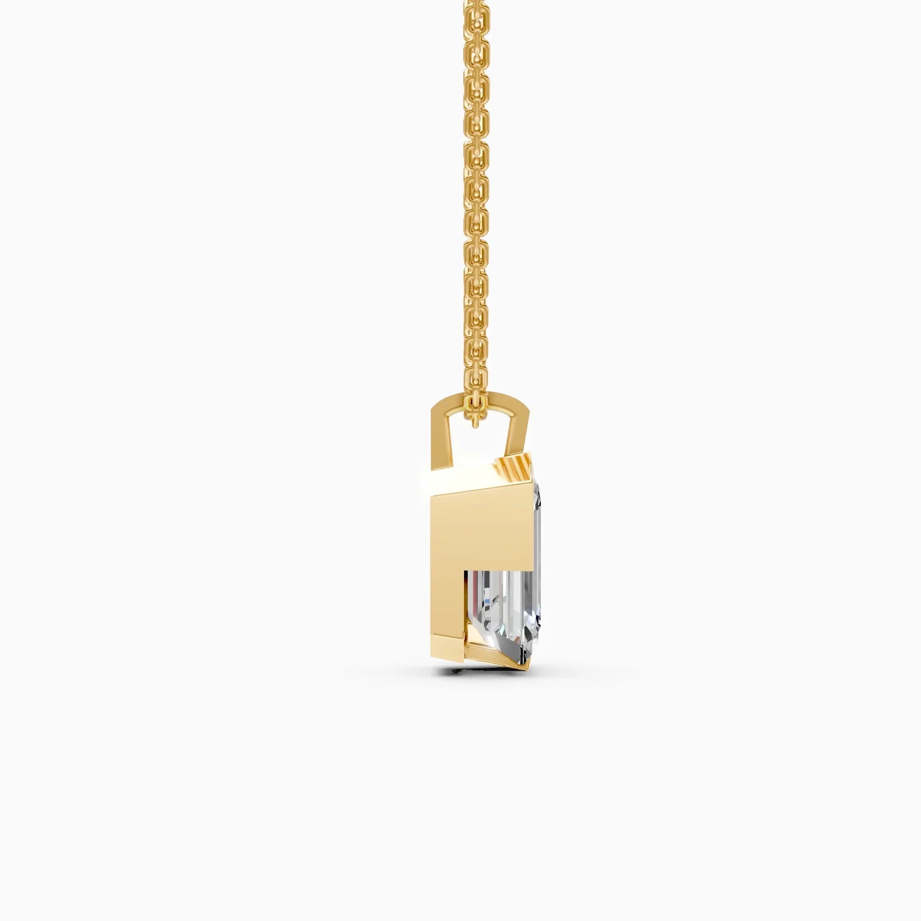 Mode | Solitaire Light Lab-Grown Diamond Necklace - Nivara