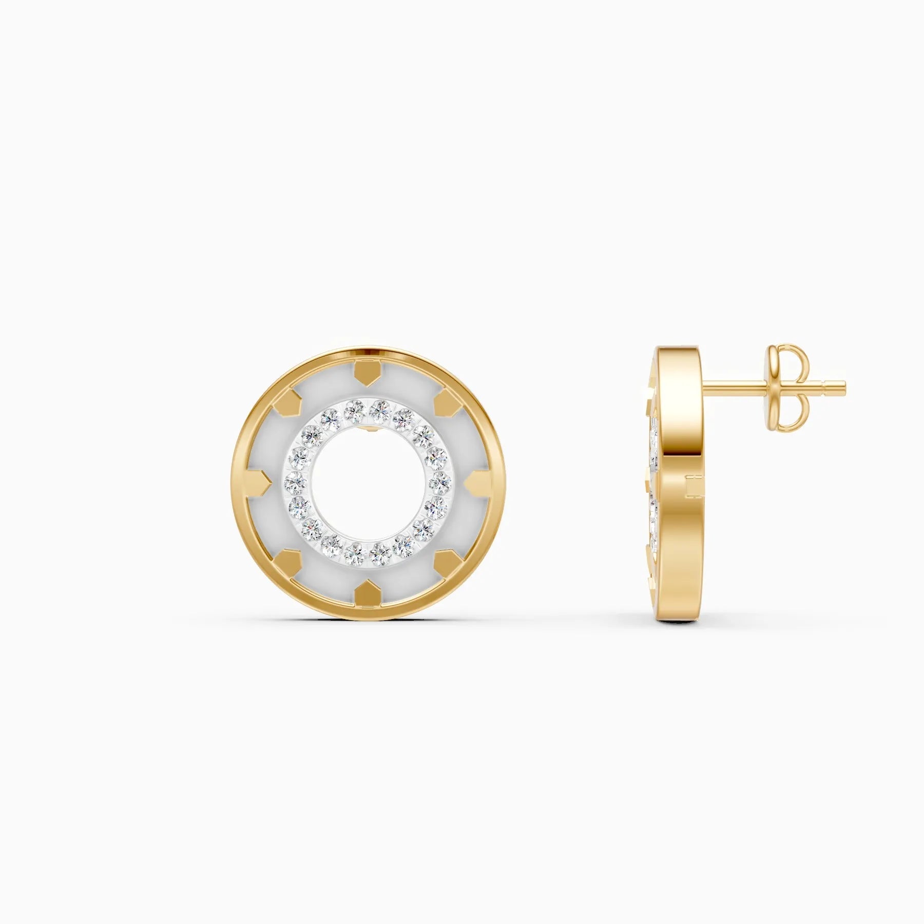 Mira | Aureole Lab-Grown Diamond Studs