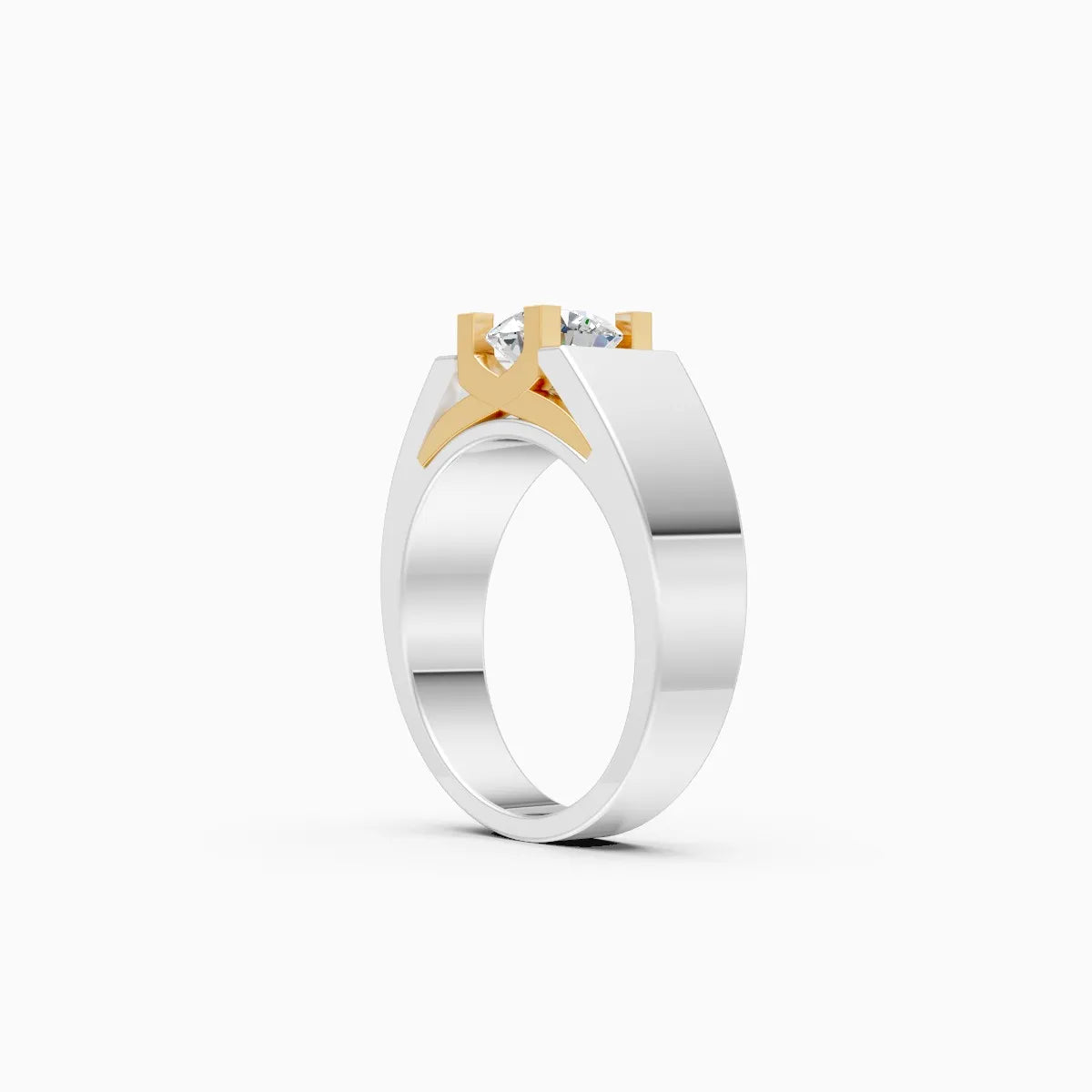 Veer | Stellar Men's Classic Round Solitaire Ring