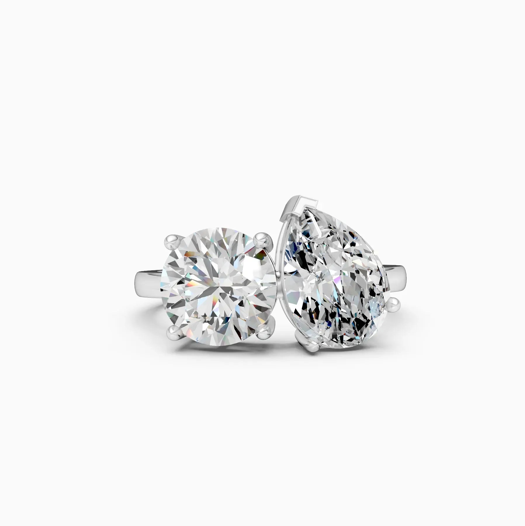 ��Toi et Moi | Round & Pear Lab Grown Diamond Ring�� Rings VD_AYN��- Lab Grown Diamonds Jewellery
