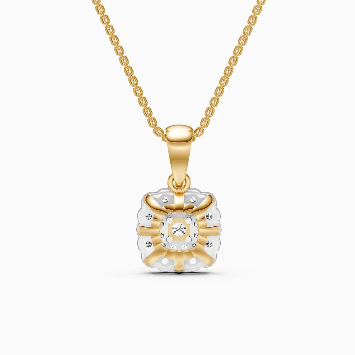 Mira | Quadra Lab-Grown Diamond Pendant - Nivara