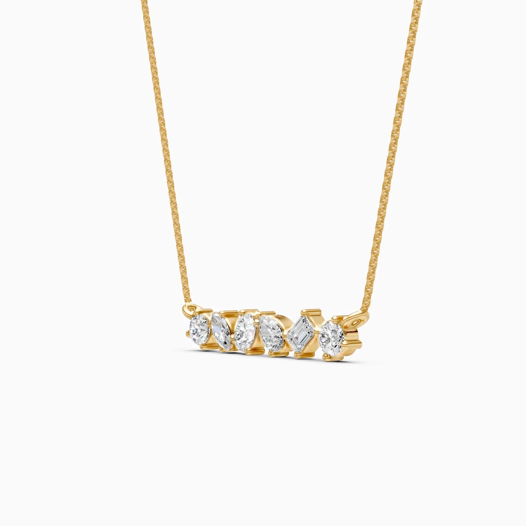 Anek | Mosaic Lab-Grown Diamond Pendant - Nivara