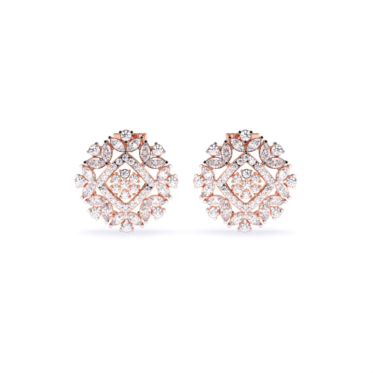 Mode | Halftone Lab-Grown Diamond Earrings