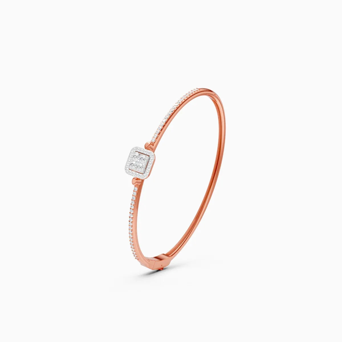 Mira | Halo Solitaire Lab-Grown Diamond Bracelet - Nivara