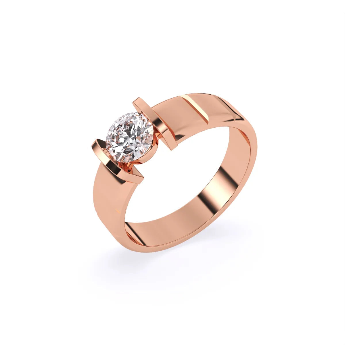 Veer | Cipher Men's Single-Stone Minimalist Ring