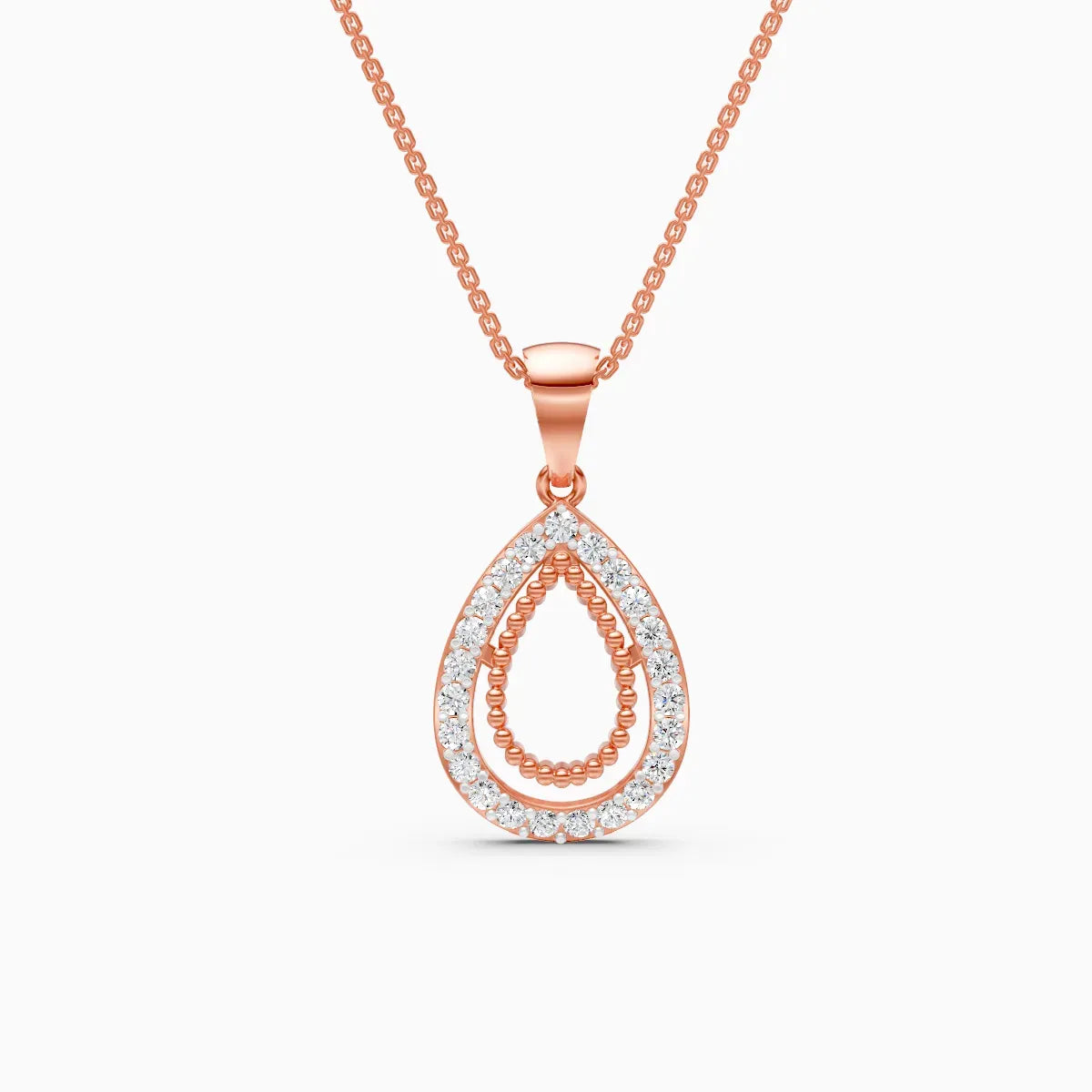 Mira | Teardrop Lab-Grown Diamond Pendant - Nivara
