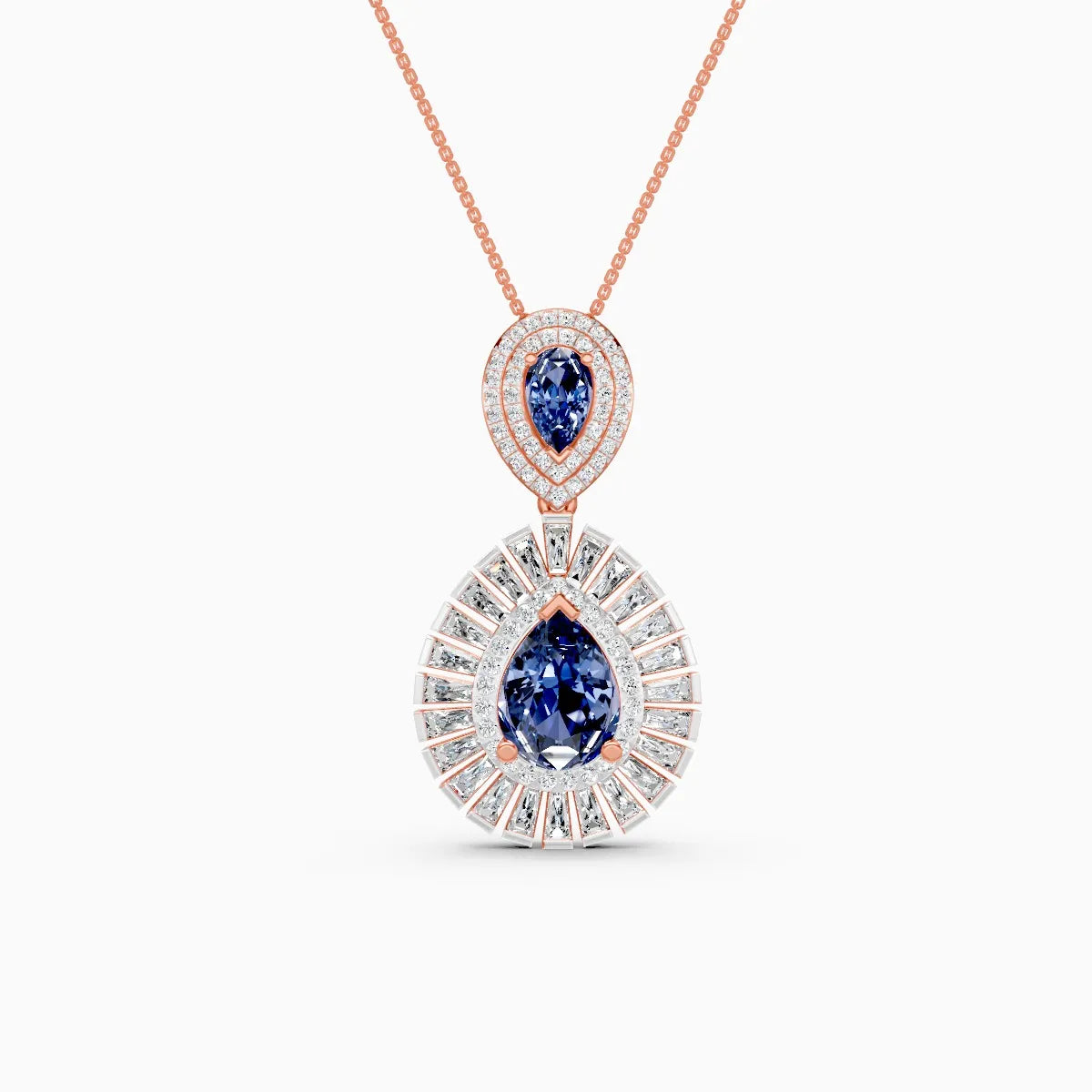 Mira | Droplet Lab-Grown Diamond Pendant - Nivara